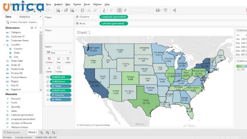 Hiển thị bản đồ từ thẻ điểm