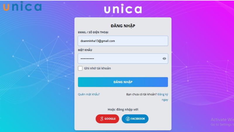 Acc website là tài khoản dùng để đăng nhập và hệ thống website