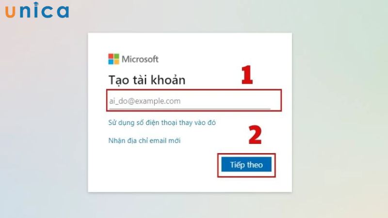 Tạo tài khoản Hotmail trên máy tính