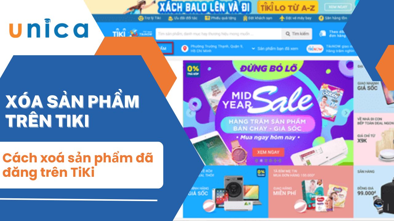 Hướng dẫn cách xoá sản phẩm đã đăng trên TiKi cho người mới