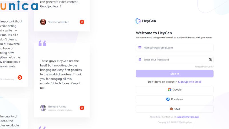 Lựa chọn các tài khoản để bắt đầu sử dụng