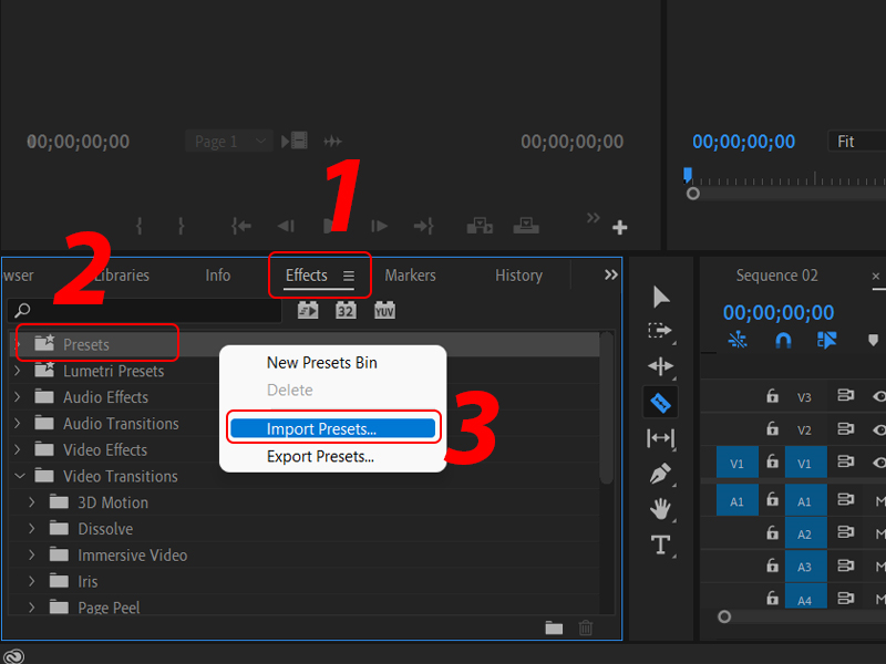 Nhập Preset Tùy Chỉnh để Tải Hiệu Ứng Lên