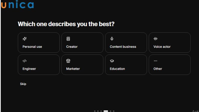 Chọn mô tả nghề nghiệp của bản thân