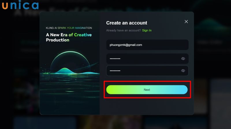 Hoàn thành biểu mẫu đăng ký