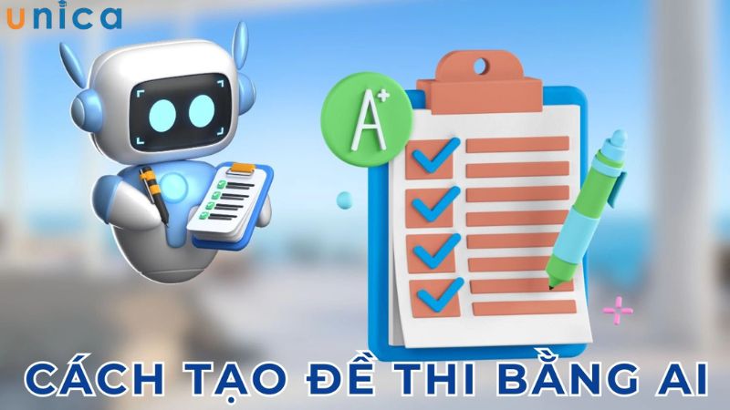 khái niệm AI hỗ trợ tạo đề thi chất lượng