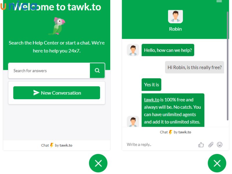 Tawk.to Chatbot AI là công cụ trò chuyện trực tuyến miễn phí 
