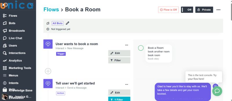  Flow XO là công cụ Chatbot AI miễn phí 100%