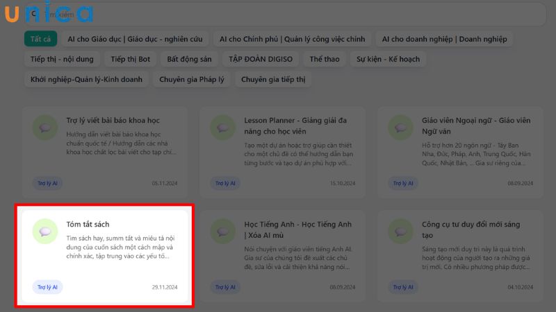 Chọn “Tóm tắt sách”