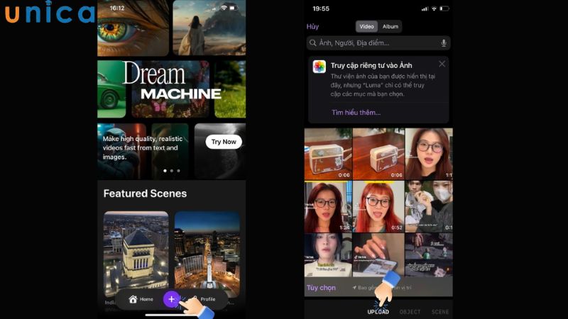 Chọn dấu (+) và chọn