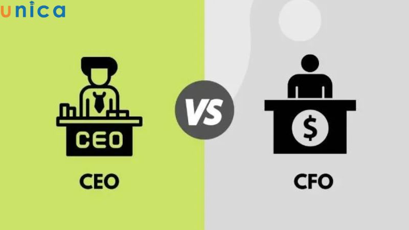 So sánh vị trí cấp cao CEO và CFO