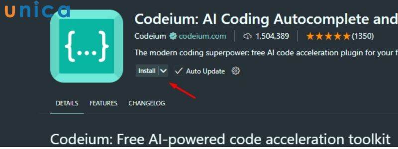 Chọn “Install” để tiếp tục tải về