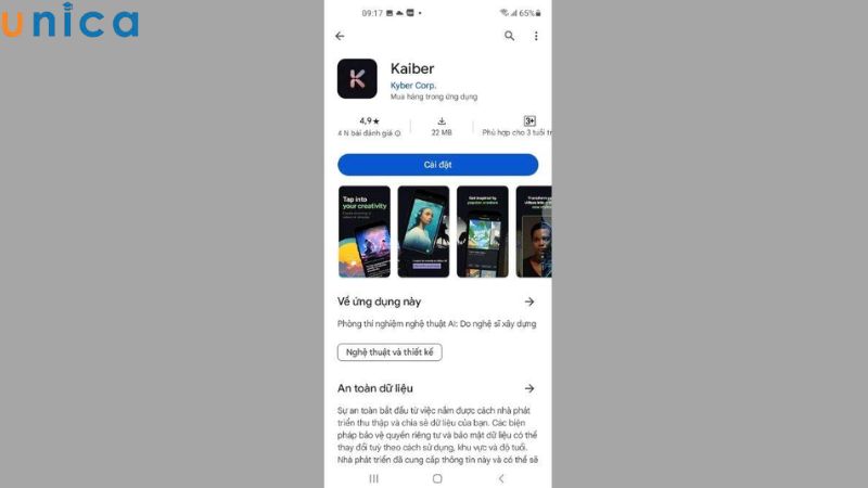 Cài đặt ứng dụng về điện thoại