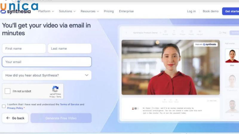 Điền thông tin vào hệ thống theo yêu cầu