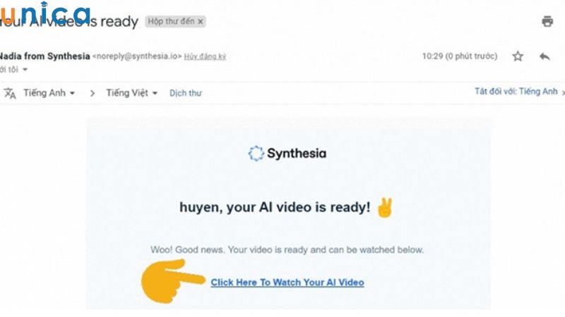 Chờ hệ thống sản xuất video
