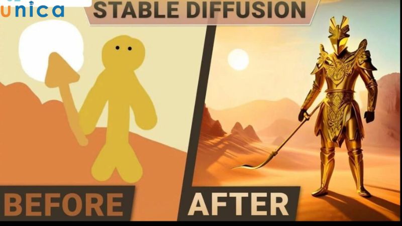 Tính năng tạo hình ảnh từ hình ảnh trên Stable Diffusion AI nổi bật