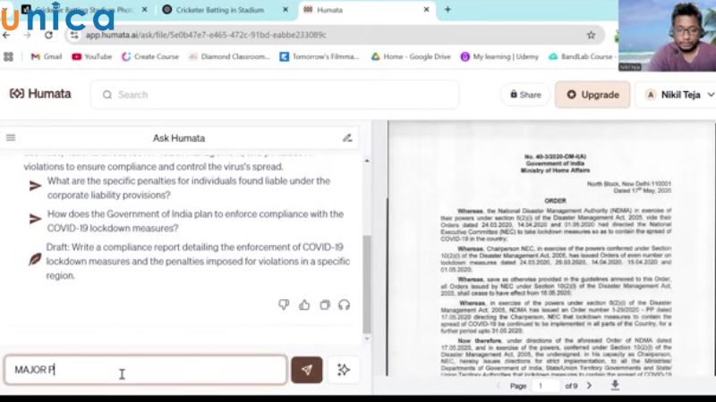 Humata AI tóm tắt nội dung nhanh chóng