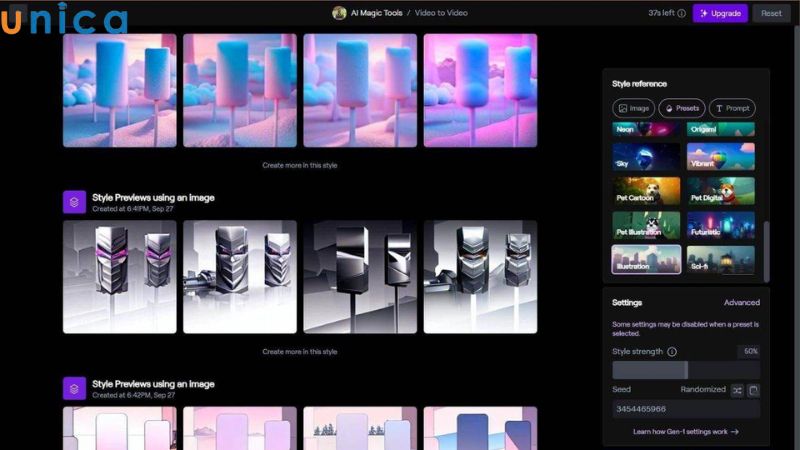 Runway AI có khả năng tạo hình ảnh bắt mắt, độc đáo