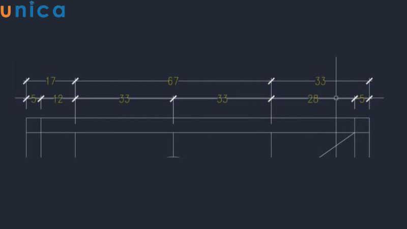 Kéo chuột để chọn đoạn muốn đo