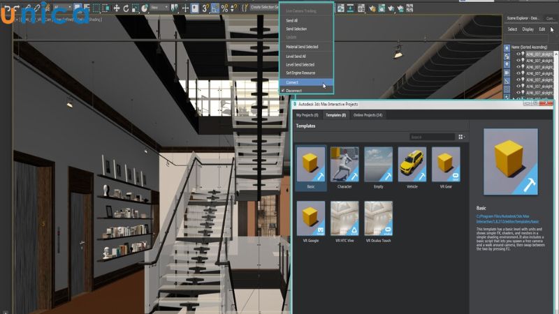 3Ds Max được sử dụng để tạo dựng các bản vẽ 3D