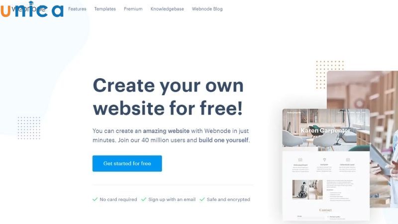 WebNode là một nền tảng tạo website miễn phí thân thiện