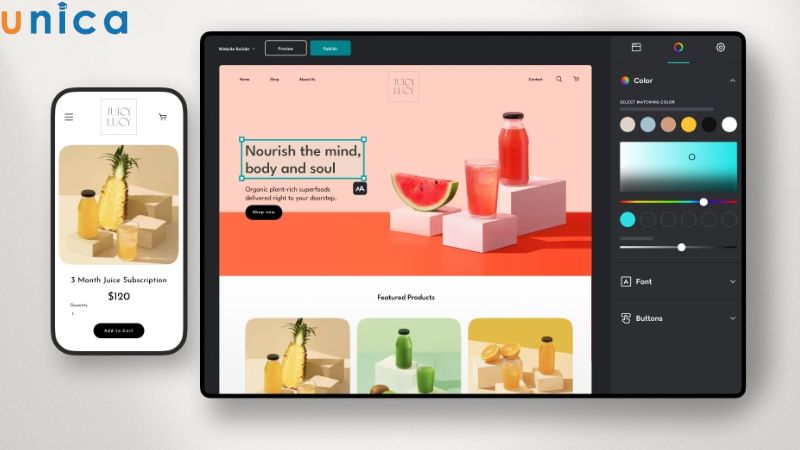Các template của GoDaddy có thiết kế đơn giản, hiện đại và dễ sử dụng