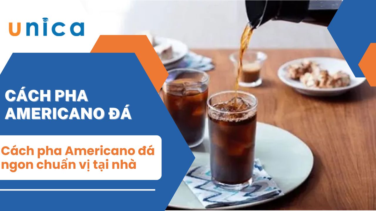 Cách pha Americano đá ngon chuẩn vị ngay tại nhà