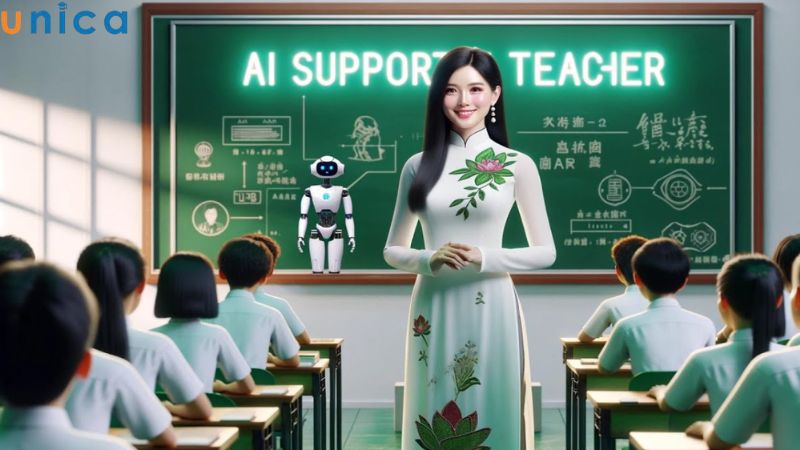 Giáo viên sử dụng Canva AI để tạo bài giảng thú vị thu hút người học