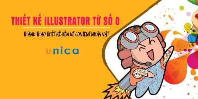 Thiết kế illustrator từ số 0 - Thành thạo thiết kế đến vẽ content nhân vật - Đinh Thi