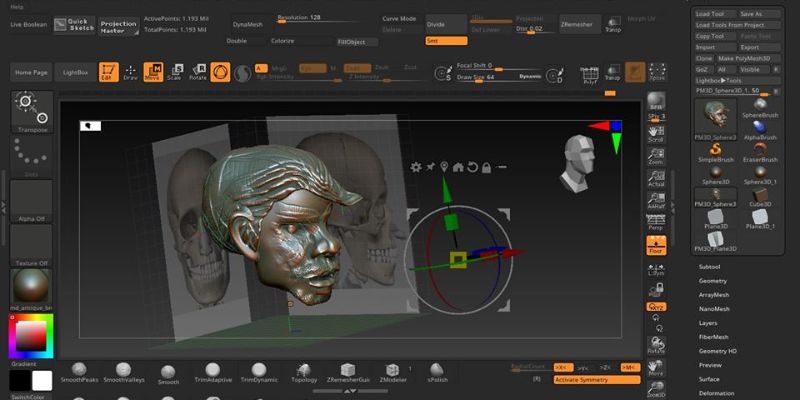 Học Zbrush cơ bản và nâng cao online