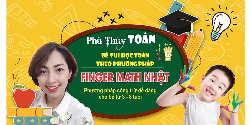Bé vui học toán theo phương pháp FINGERMATH NHẬT