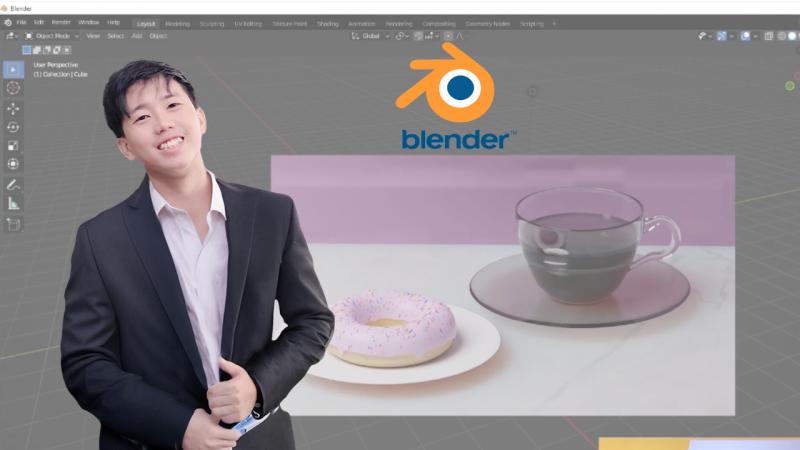 Tay Mơ Blender 3D