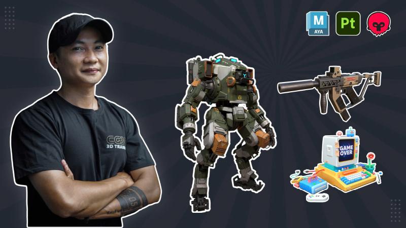 Tự học 3D Hard Surface - Khóa học 3D dành cho người mới