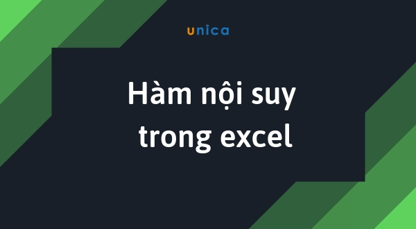 Hướng dẫn công thức tính nội suy trong excel một cách đơn giản