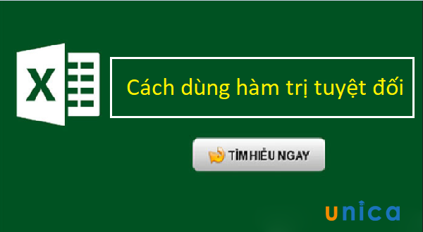 Hàm trị tuyệt đối trong excel ABS: Công thức, cách dùng và lỗi thường gặp