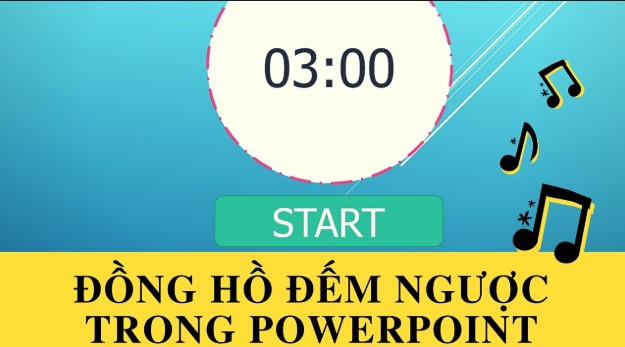 Cách tạo slide đồng hồ đếm ngược trong powerpoint có âm thanh đơn giản