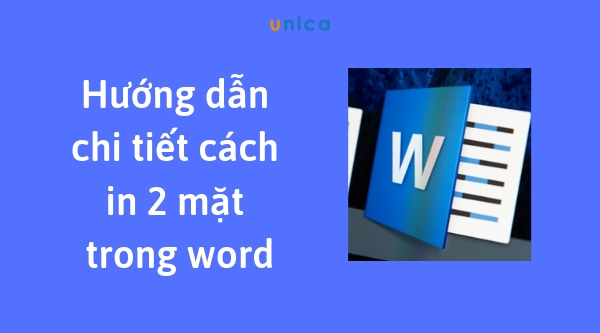 Cách in 2 mặt trong word 2007, 2010, 2013, 2016