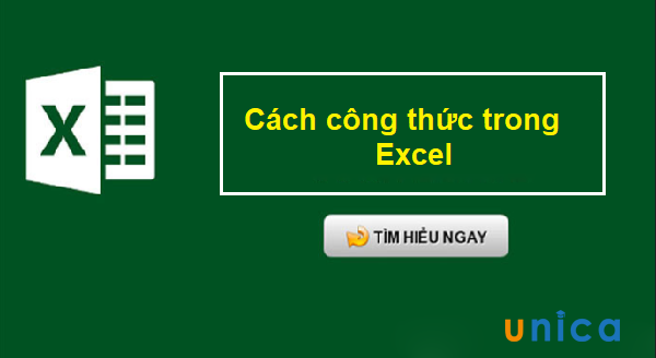 Các công thức excel thông dụng và tiện ích trong công việc