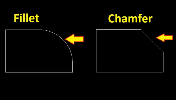 Lệnh Fillet trong Autocad được dùng như thế nào?