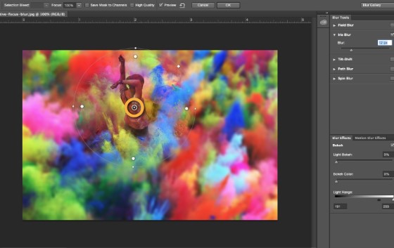 Hiệu ứng Blur trong Photoshop chi tiết nhất cho người mới