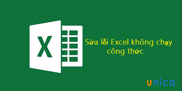 Sửa lỗi excel không tự nhảy công thức