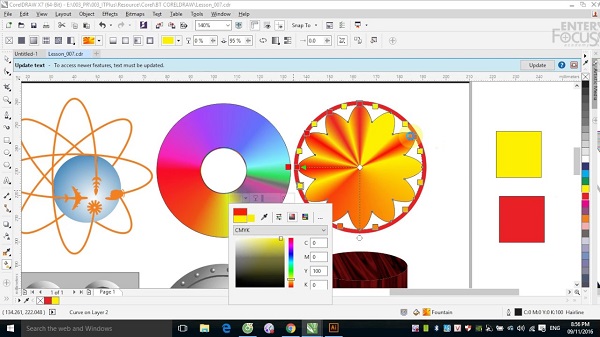 Cách sửa lỗi tự động tô màu đối tượng khi làm việc trên Corel Draw.